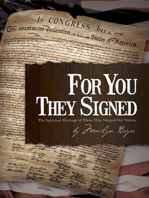 cover image of For You They Signed